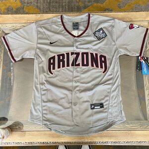 Corbin Carroll Jersey NEW Mens Large World Series Grey Arizona Diamondbacks